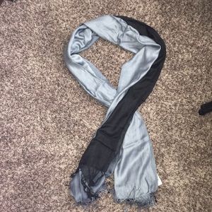 Cruise Club Ombré Black And Grey Wrap Scarf